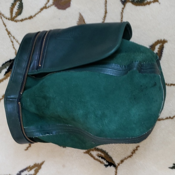 Vintage Coach Monterey Hunter Green Leather Hobo Bag - Picture 13 of 16